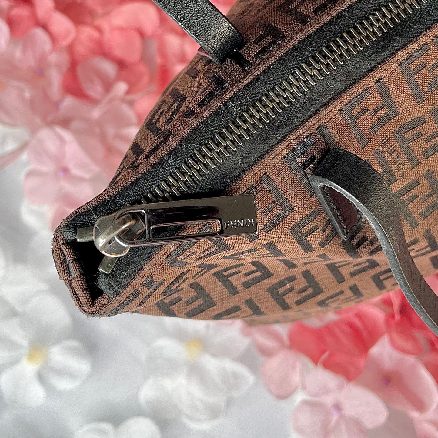 FENDI MINI TOTE ROLL ZUCCHINO