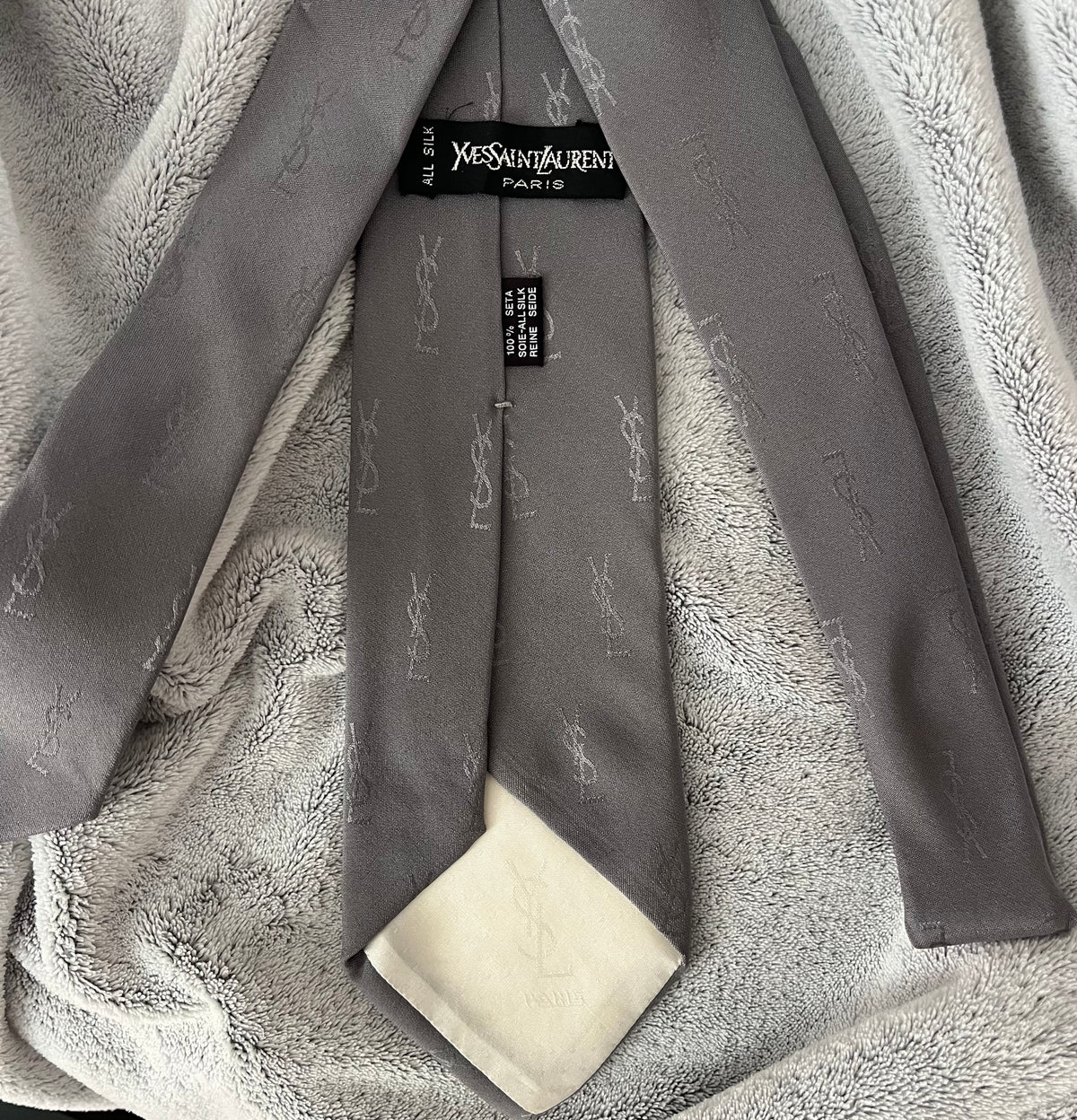 CRAVATTA YSL MONOGRAM